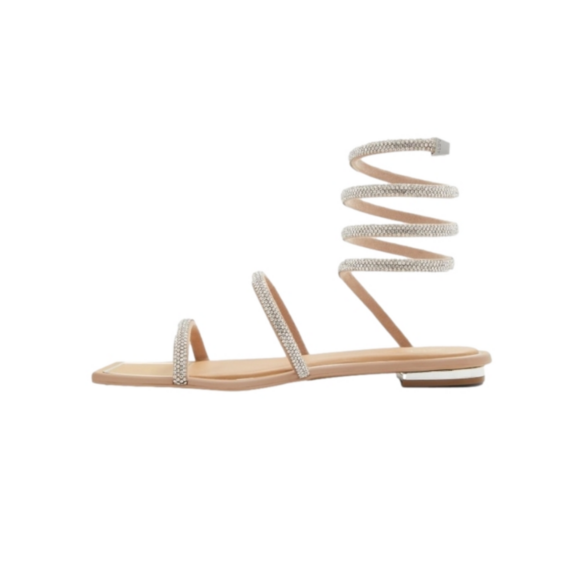 Rhinestone Gladiator Sandala Sz 10 - Picture 6 of 11